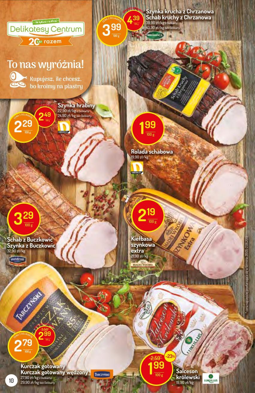 Gazetka promocyjna Delikatesy Centrum str. 10