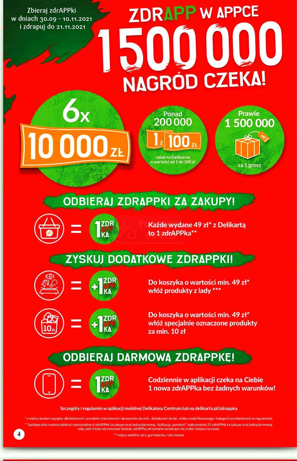 Gazetka promocyjna Delikatesy Centrum str. 4