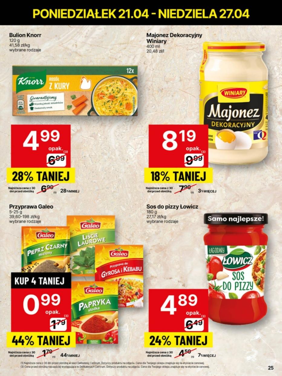 Gazetka promocyjna Delikatesy Centrum str. 25