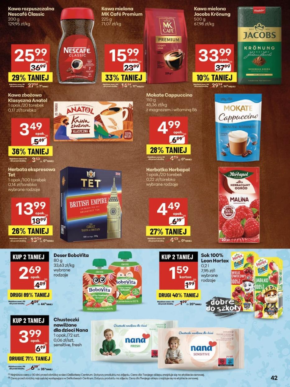 Gazetka promocyjna Delikatesy Centrum str. 42