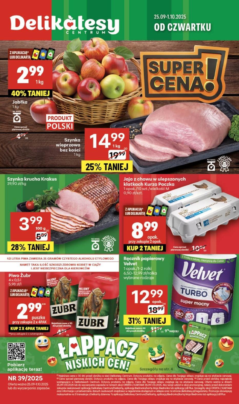 Gazetka promocyjna Delikatesy Centrum str. 1