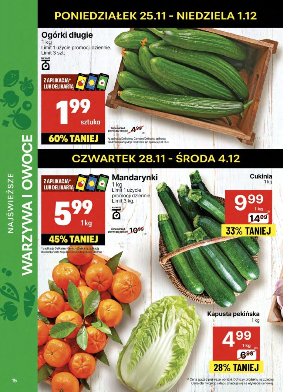 Gazetka promocyjna Delikatesy Centrum str. 15