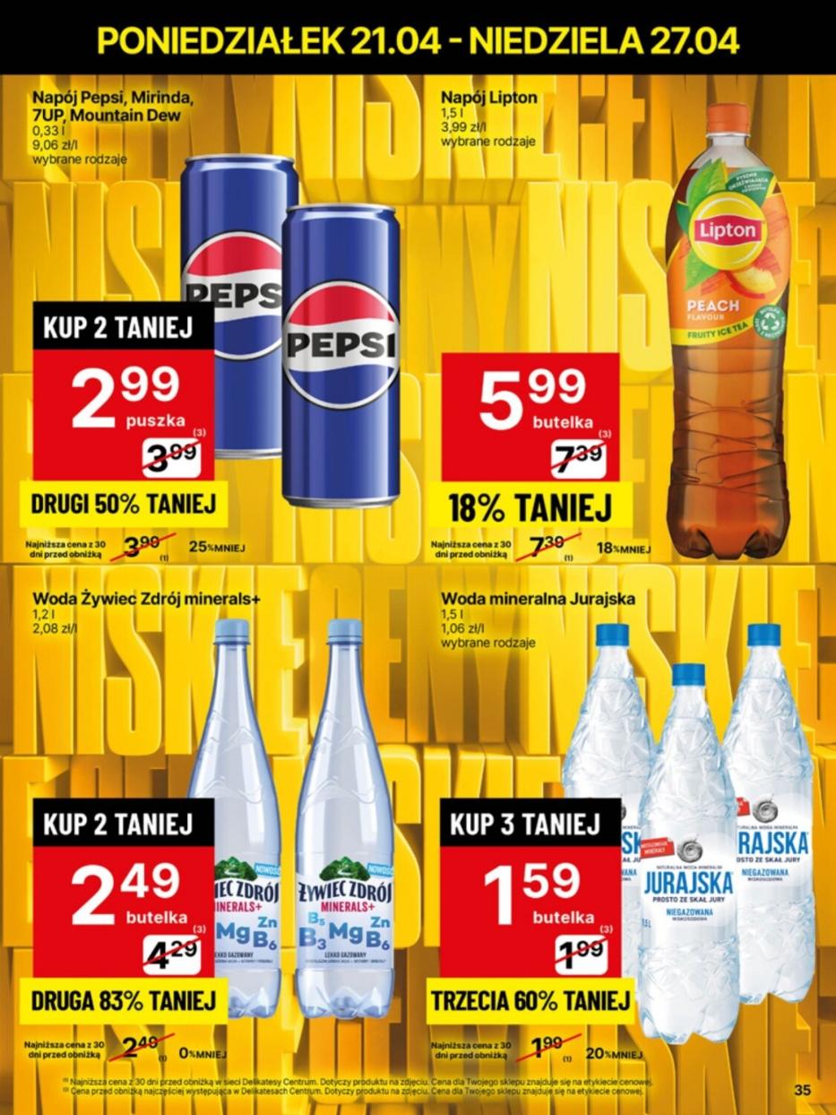 Gazetka promocyjna Delikatesy Centrum str. 35