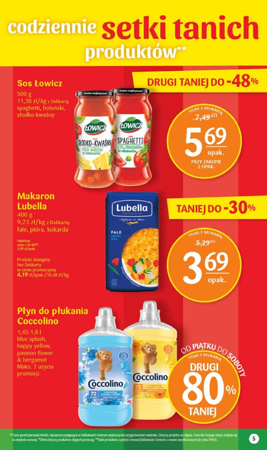 Gazetka promocyjna Delikatesy Centrum str. 5