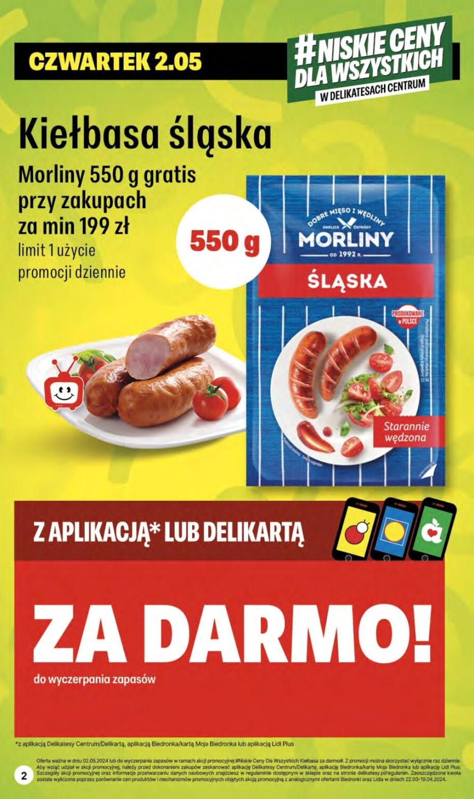 Gazetka promocyjna Delikatesy Centrum str. 2