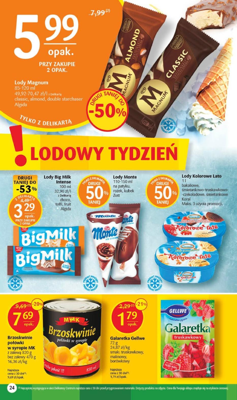 Gazetka promocyjna Delikatesy Centrum str. 24