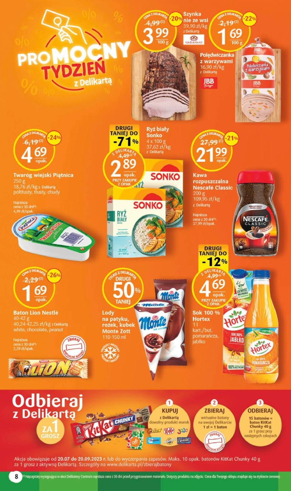 Gazetka promocyjna Delikatesy Centrum str. 8