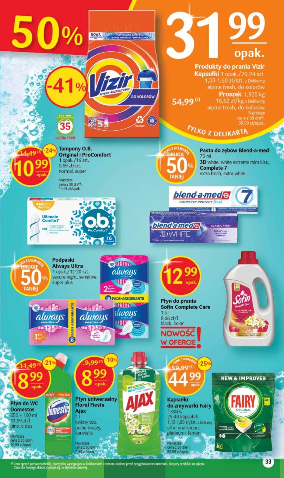 Gazetka promocyjna Delikatesy Centrum str. 33