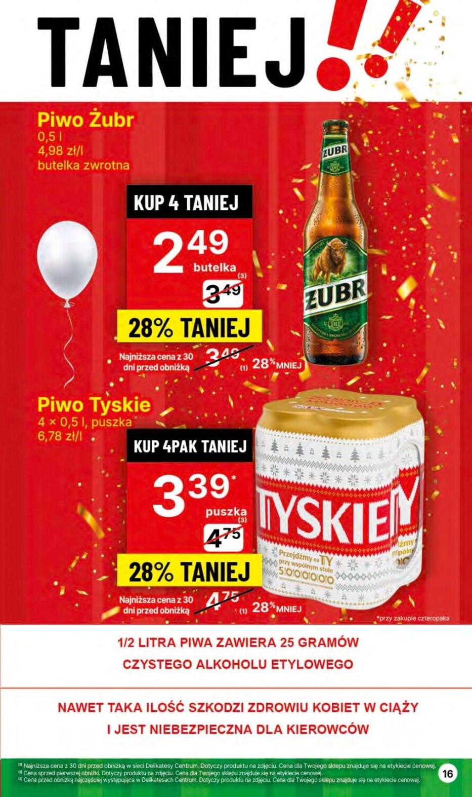 Gazetka promocyjna Delikatesy Centrum str. 16