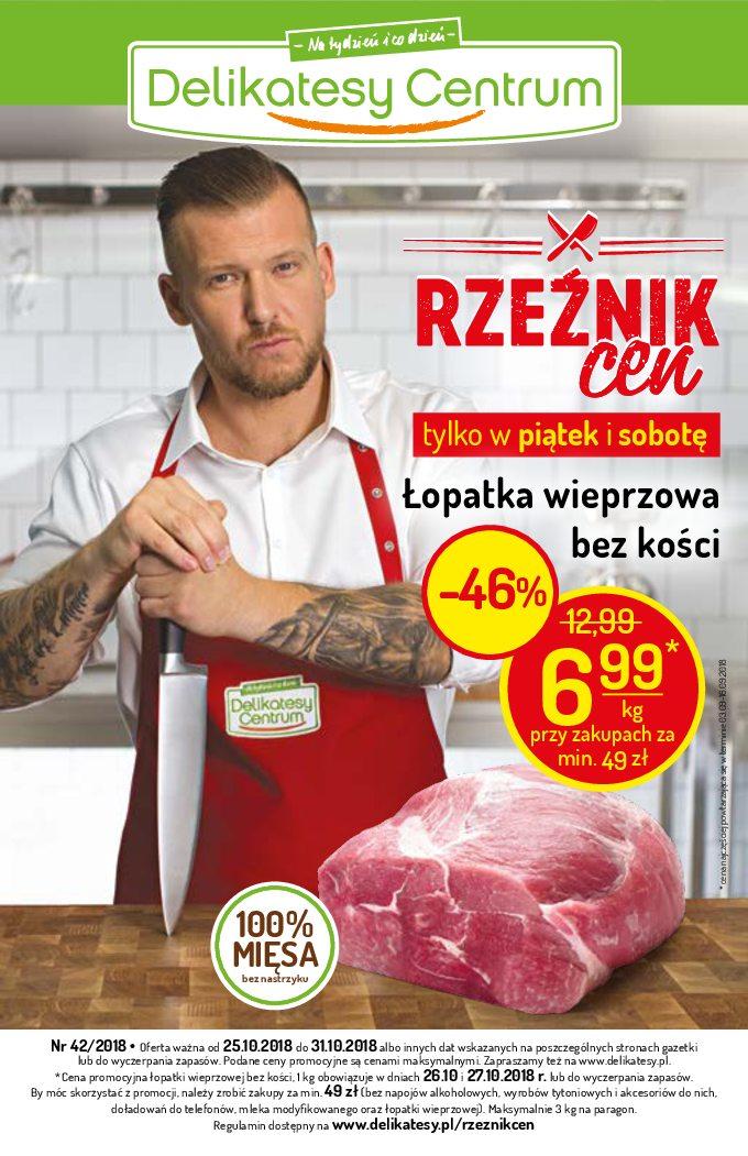 Gazetka promocyjna Delikatesy Centrum str. 1