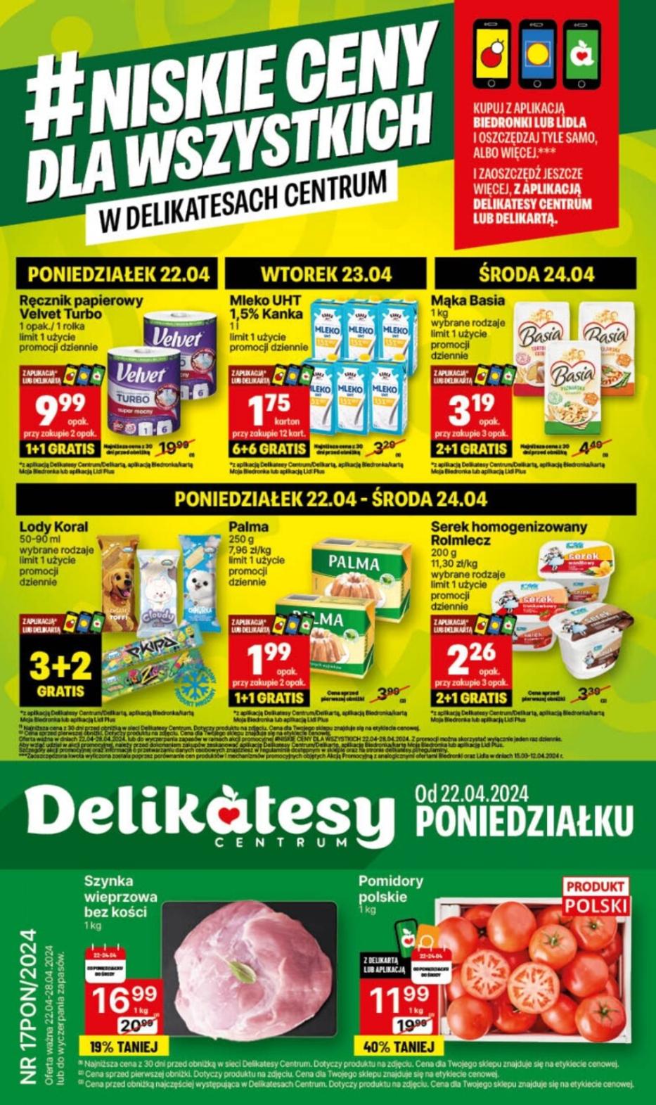 Gazetka promocyjna Delikatesy Centrum str. 1
