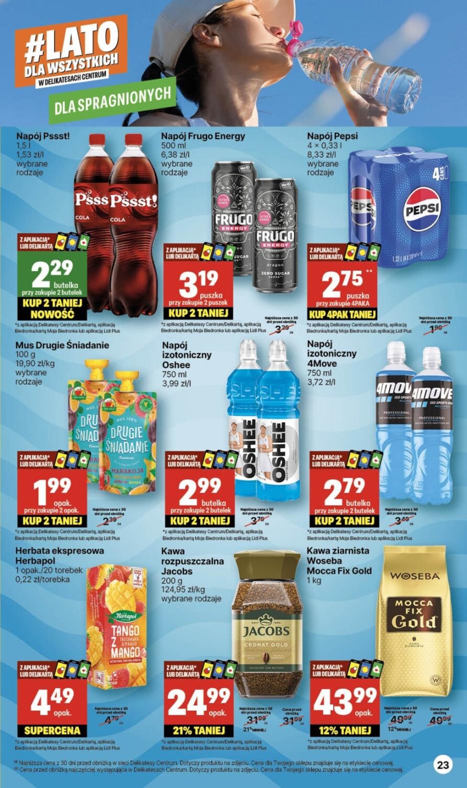 Gazetka promocyjna Delikatesy Centrum str. 23