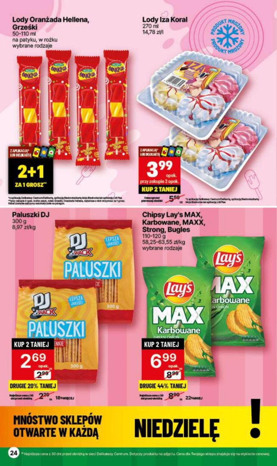 Gazetka promocyjna Delikatesy Centrum str. 24