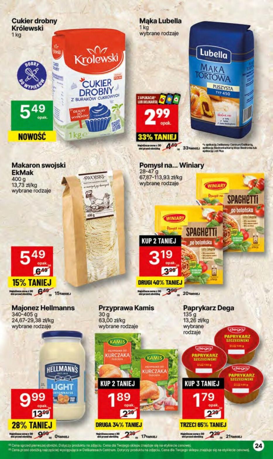 Gazetka promocyjna Delikatesy Centrum str. 24