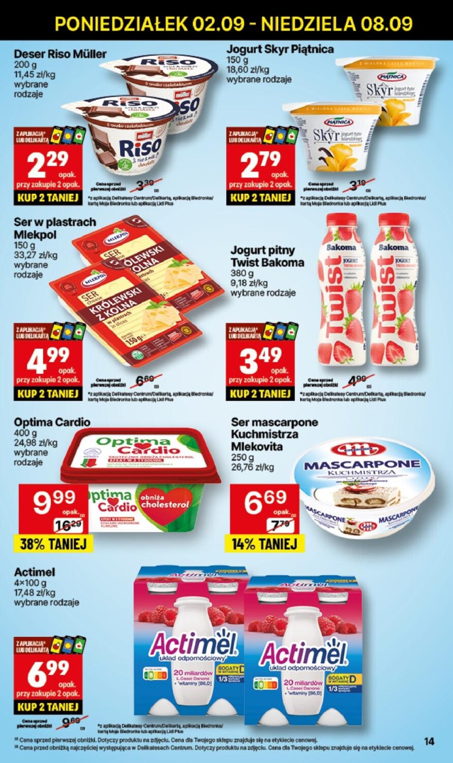 Gazetka promocyjna Delikatesy Centrum str. 14