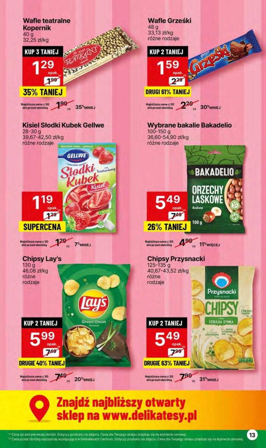 Gazetka promocyjna Delikatesy Centrum str. 13