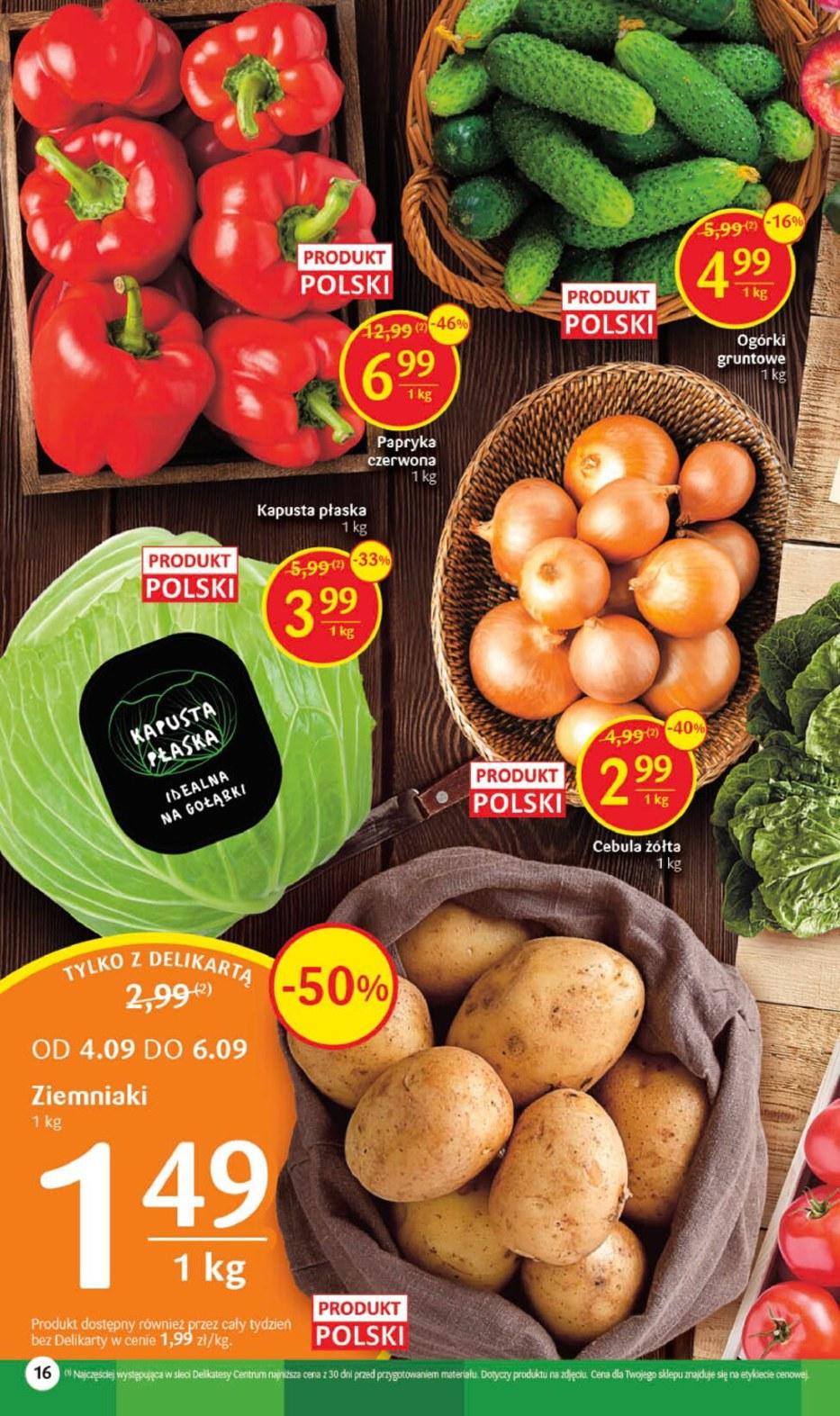Gazetka promocyjna Delikatesy Centrum str. 16