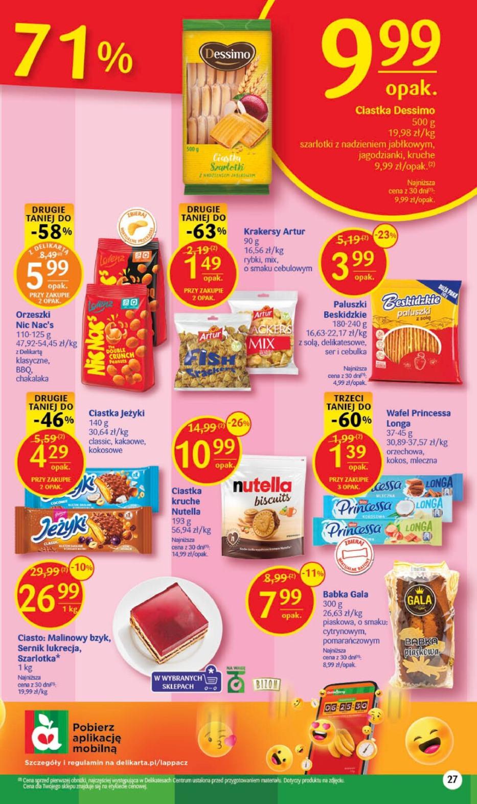 Gazetka promocyjna Delikatesy Centrum str. 27