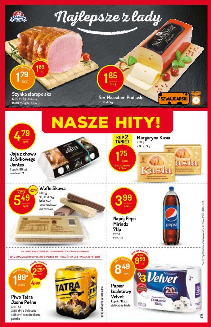 Gazetka promocyjna Delikatesy Centrum str. 19