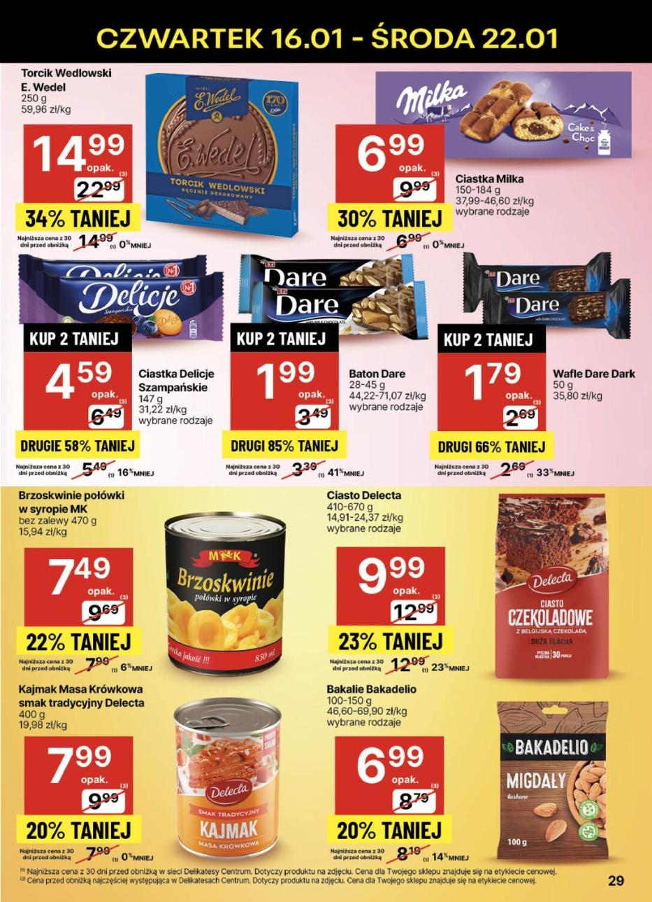 Gazetka promocyjna Delikatesy Centrum str. 29