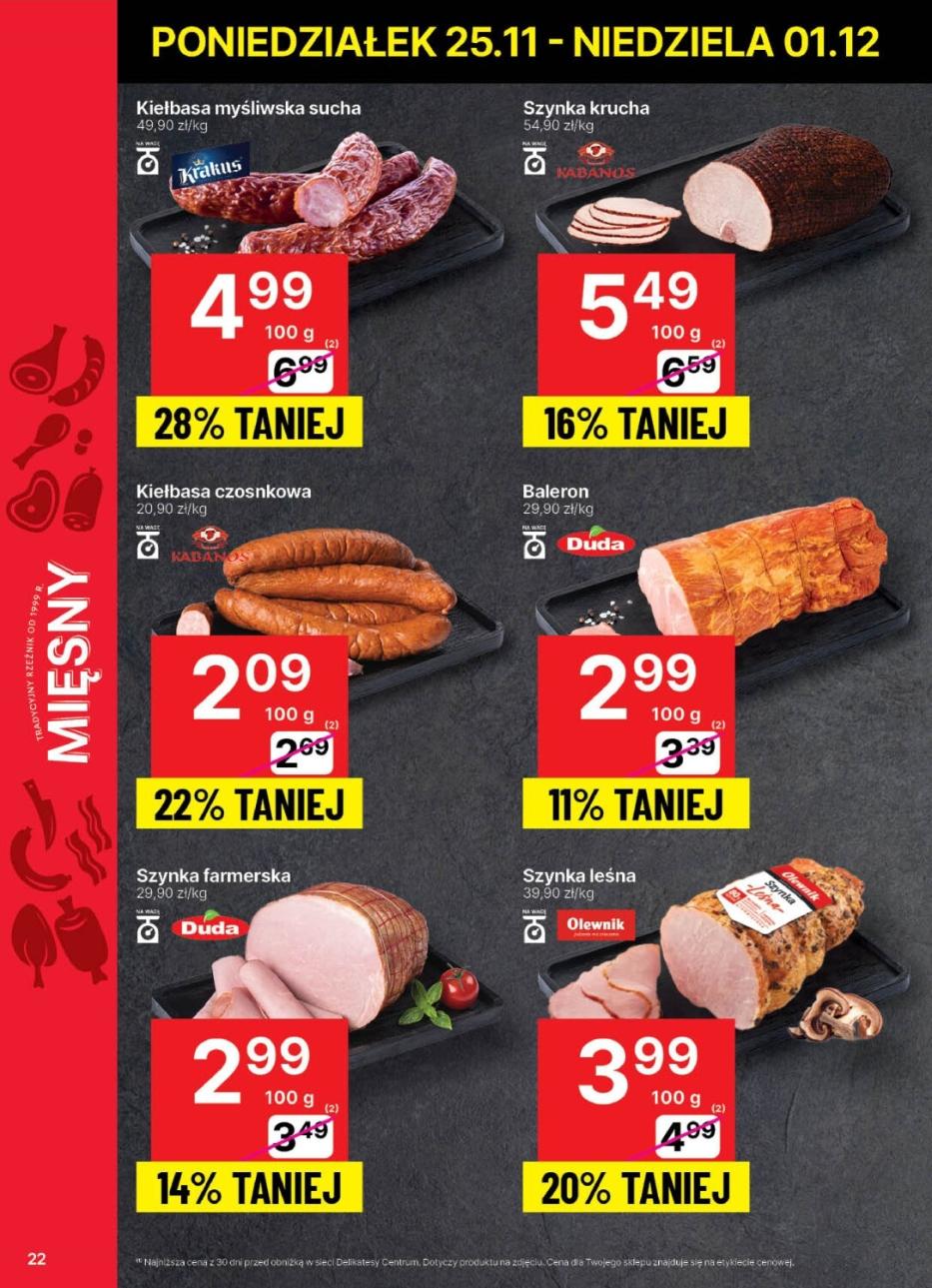 Gazetka promocyjna Delikatesy Centrum str. 22
