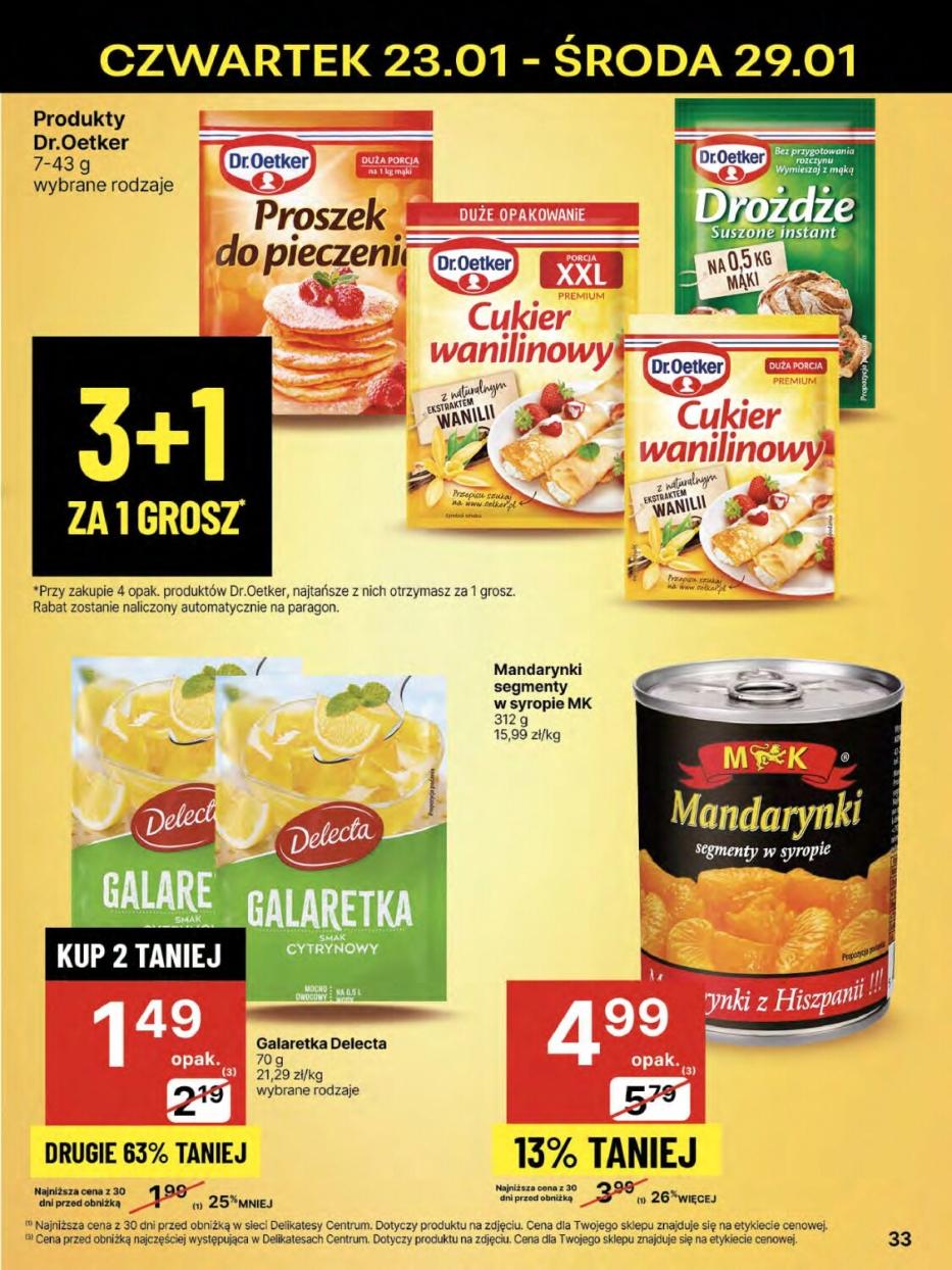 Gazetka promocyjna Delikatesy Centrum str. 33