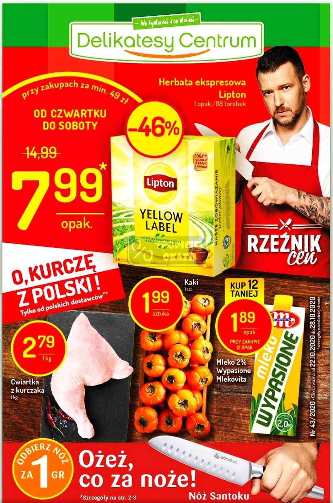 Gazetka promocyjna Delikatesy Centrum str. 1