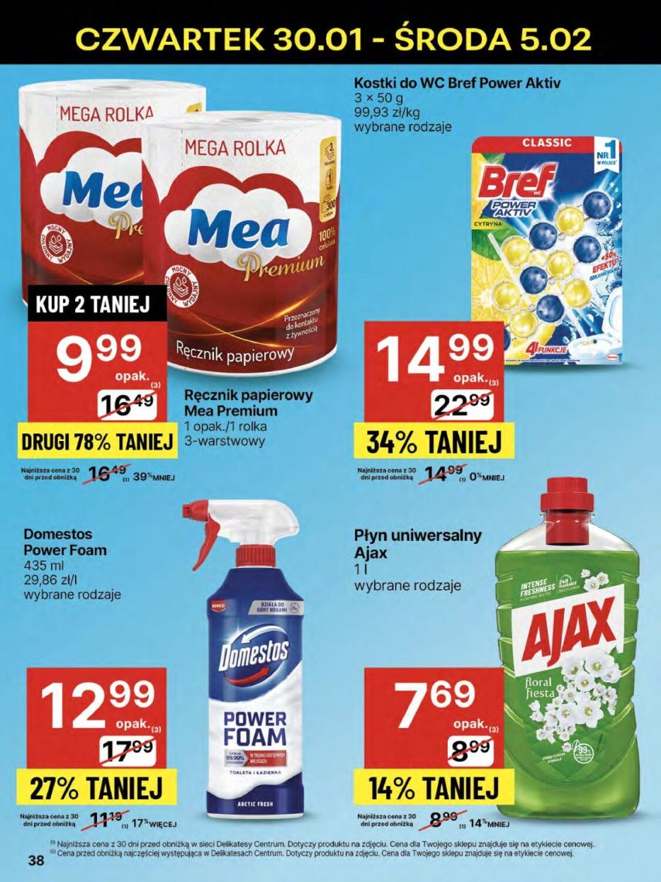 Gazetka promocyjna Delikatesy Centrum str. 38