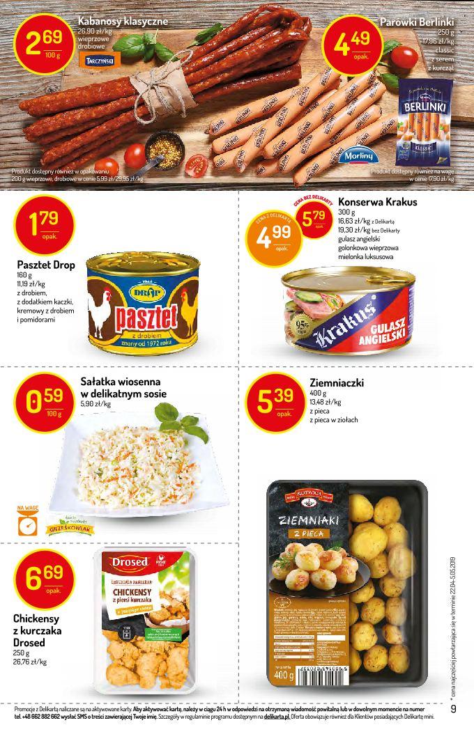 Gazetka promocyjna Delikatesy Centrum str. 9