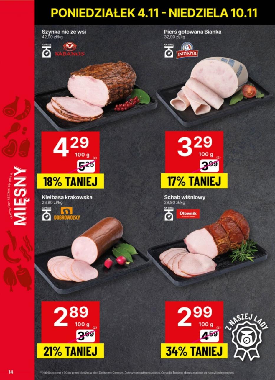 Gazetka promocyjna Delikatesy Centrum str. 14