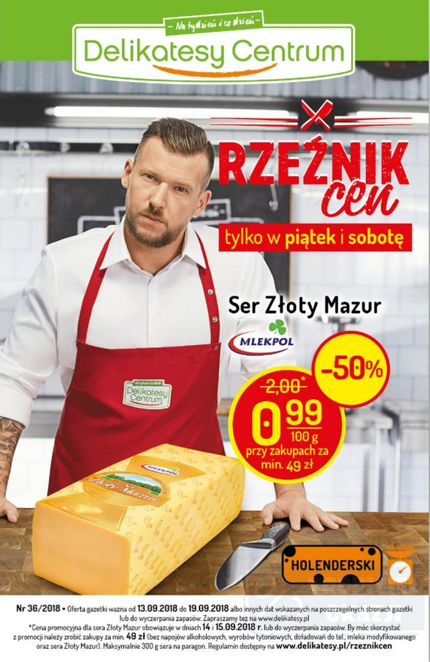 Gazetka promocyjna Delikatesy Centrum str. 1