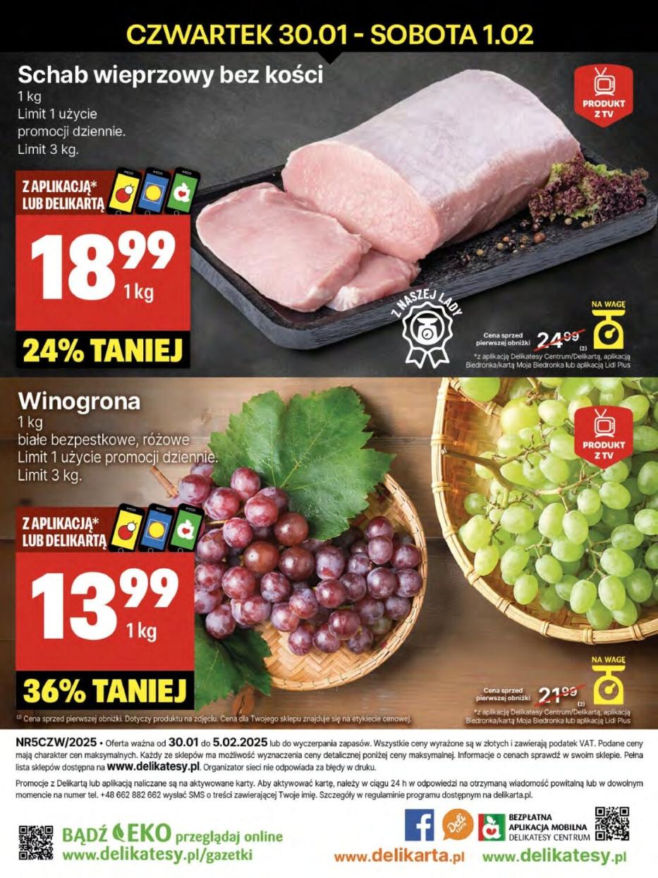 Gazetka promocyjna Delikatesy Centrum str. 40