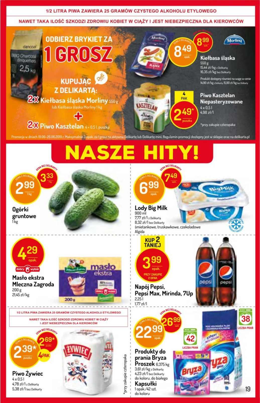 Gazetka promocyjna Delikatesy Centrum str. 19