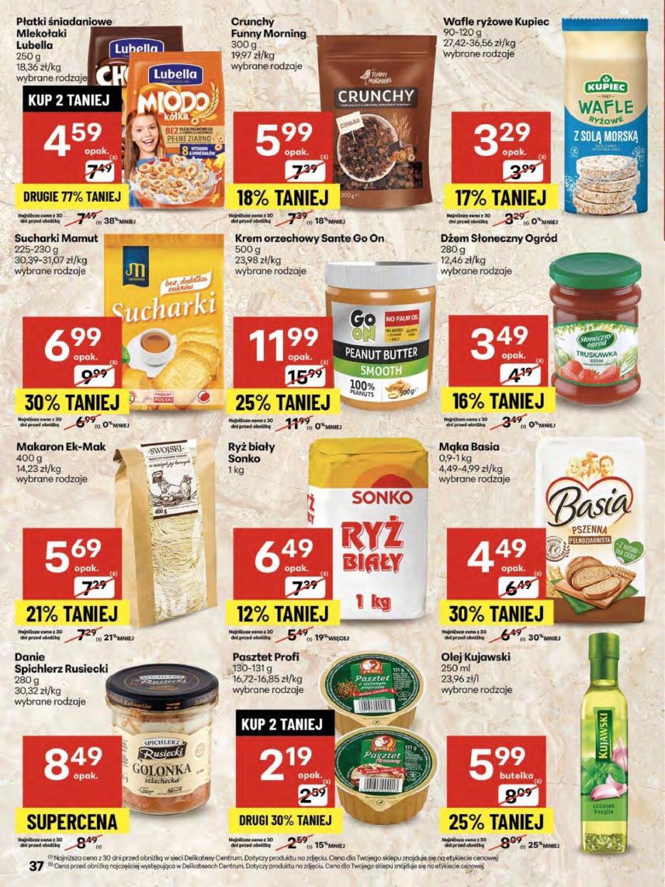 Gazetka promocyjna Delikatesy Centrum str. 37