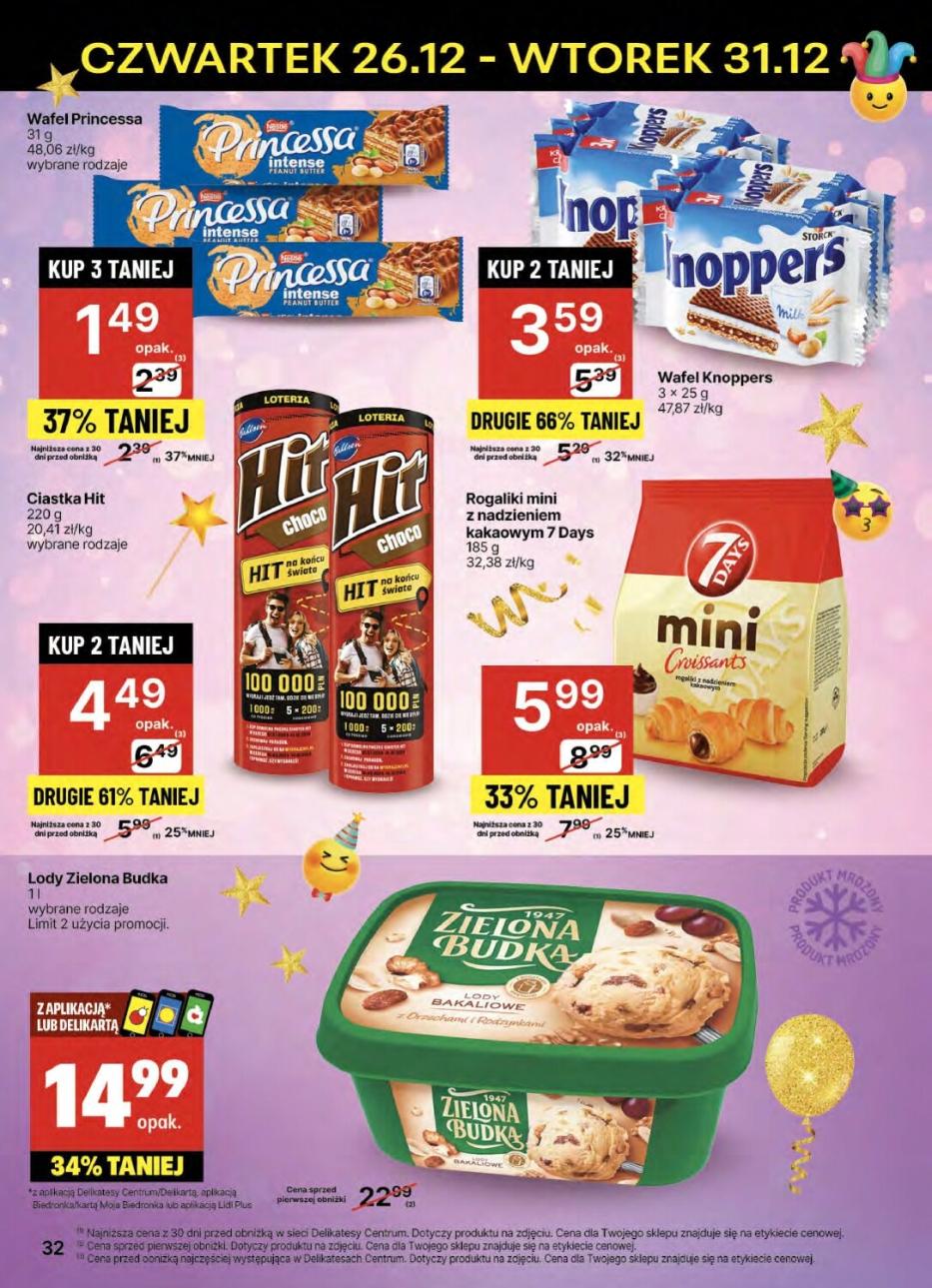 Gazetka promocyjna Delikatesy Centrum str. 32