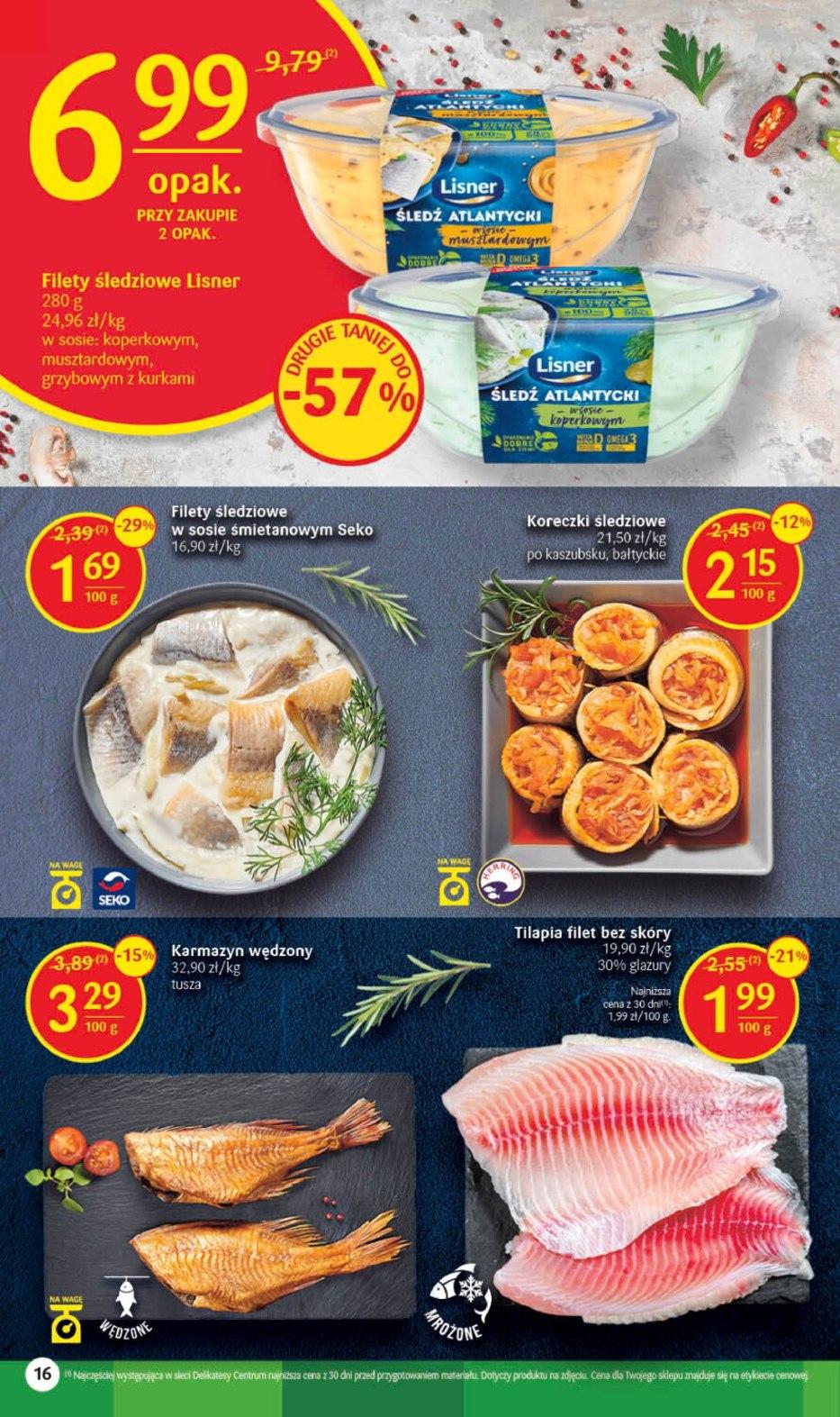 Gazetka promocyjna Delikatesy Centrum str. 16