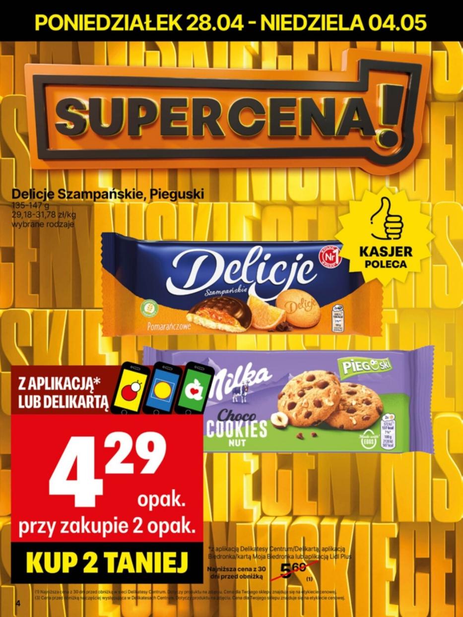 Gazetka promocyjna Delikatesy Centrum str. 4