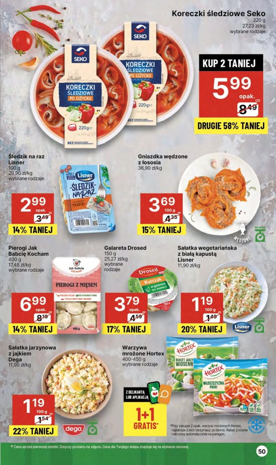 Gazetka promocyjna Delikatesy Centrum str. 50