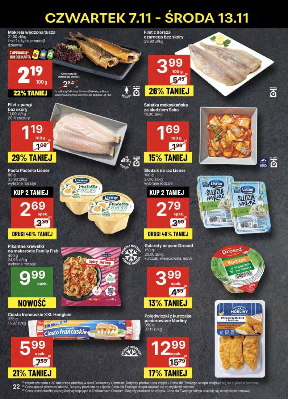 Gazetka promocyjna Delikatesy Centrum str. 22