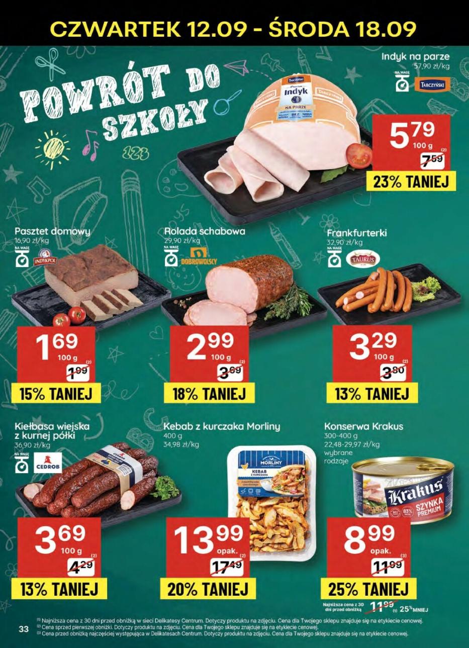 Gazetka promocyjna Delikatesy Centrum str. 33