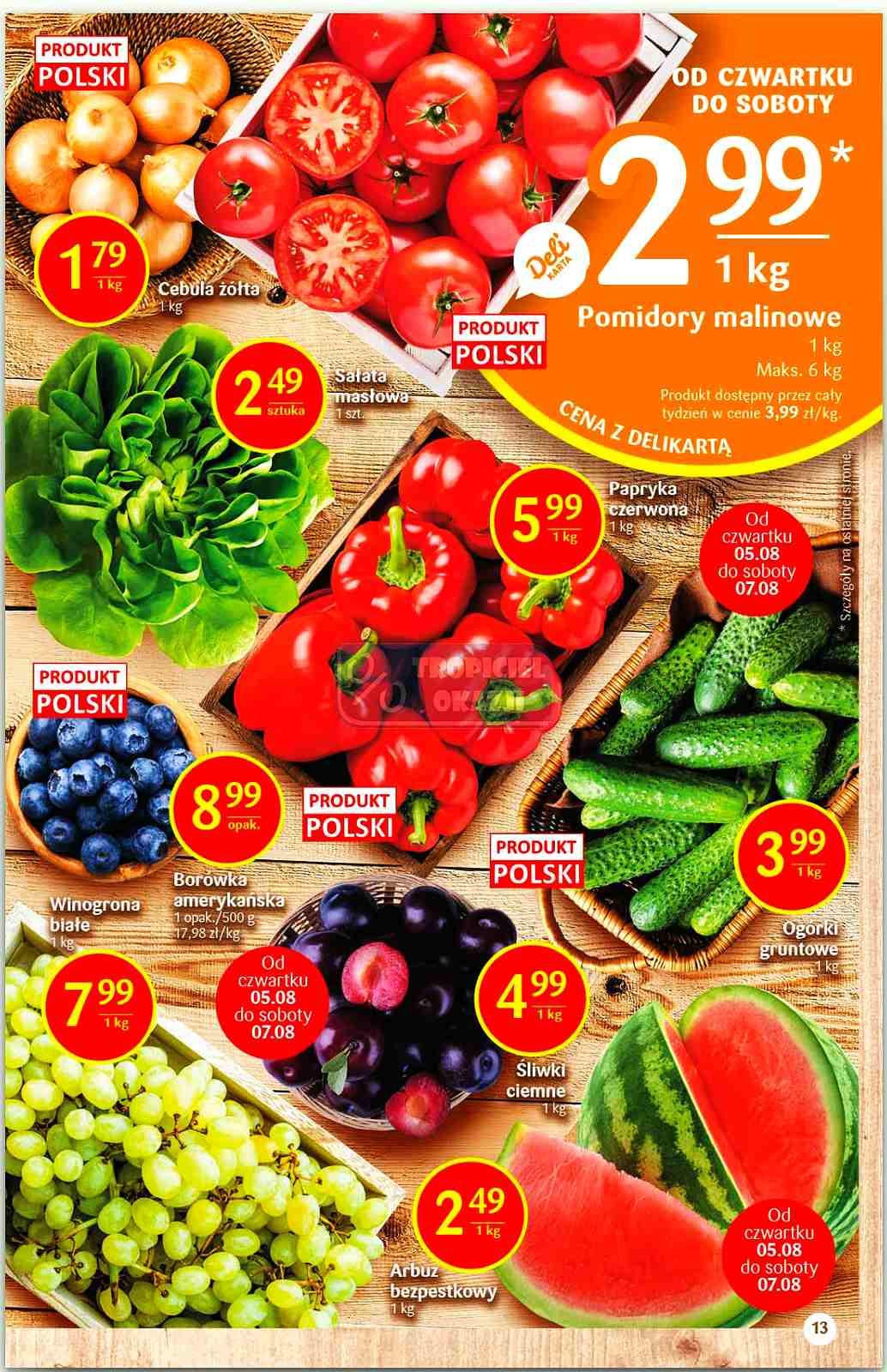 Gazetka promocyjna Delikatesy Centrum str. 13