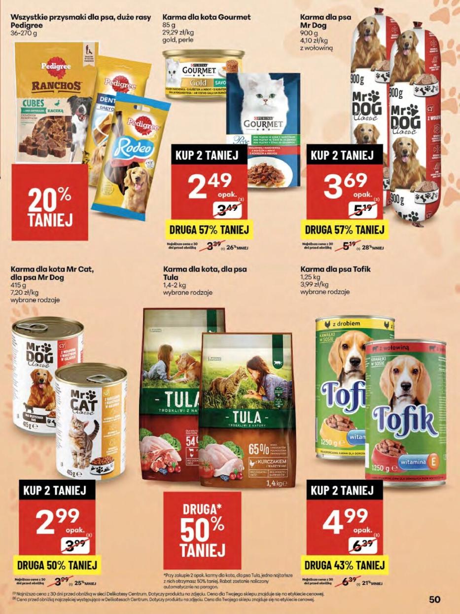 Gazetka promocyjna Delikatesy Centrum str. 50