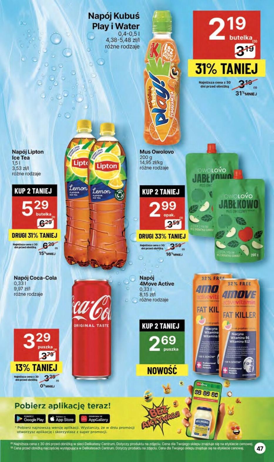 Gazetka promocyjna Delikatesy Centrum str. 47