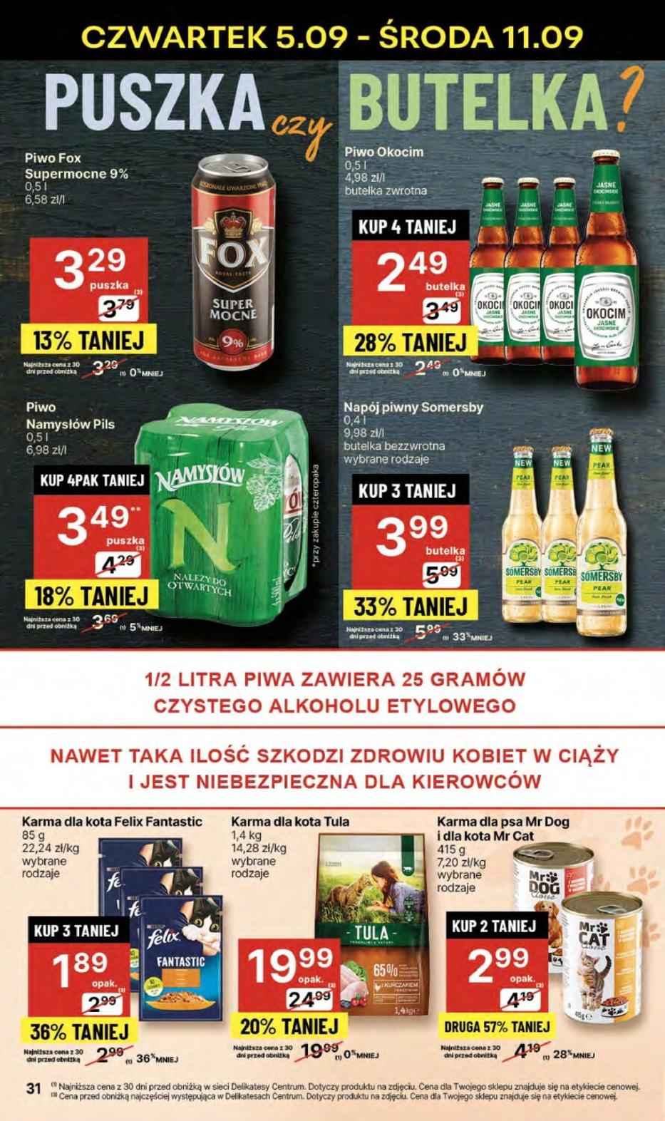 Gazetka promocyjna Delikatesy Centrum str. 31