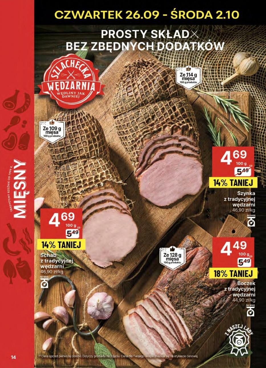 Gazetka promocyjna Delikatesy Centrum str. 14