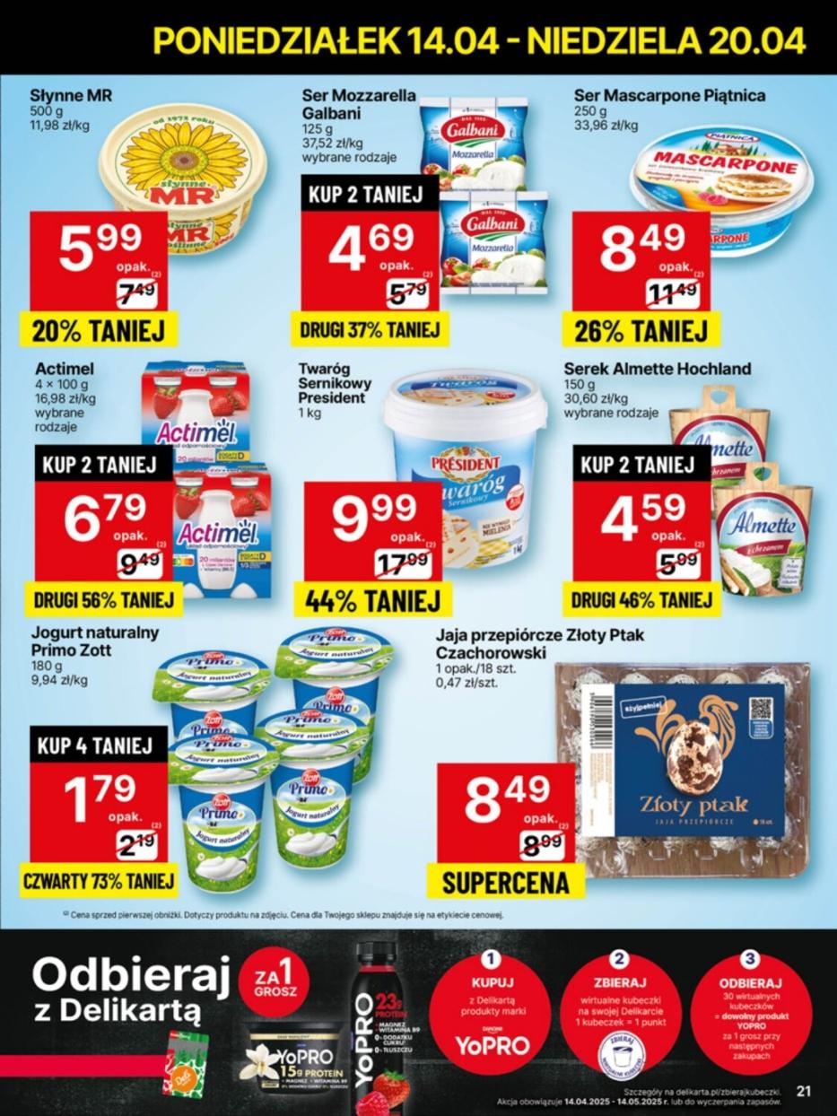 Gazetka promocyjna Delikatesy Centrum str. 21