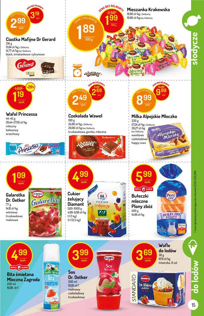 Gazetka promocyjna Delikatesy Centrum str. 15