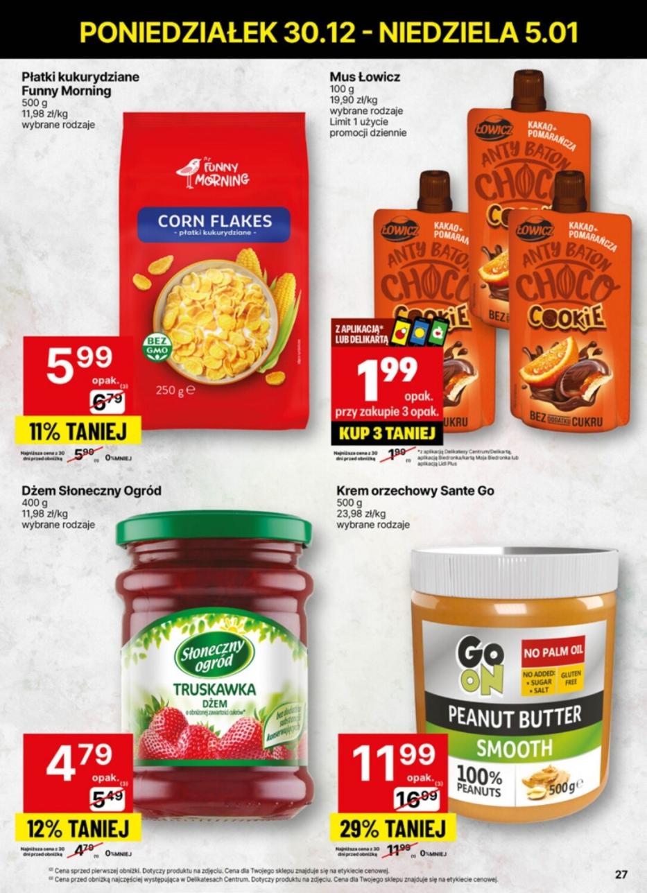 Gazetka promocyjna Delikatesy Centrum str. 27