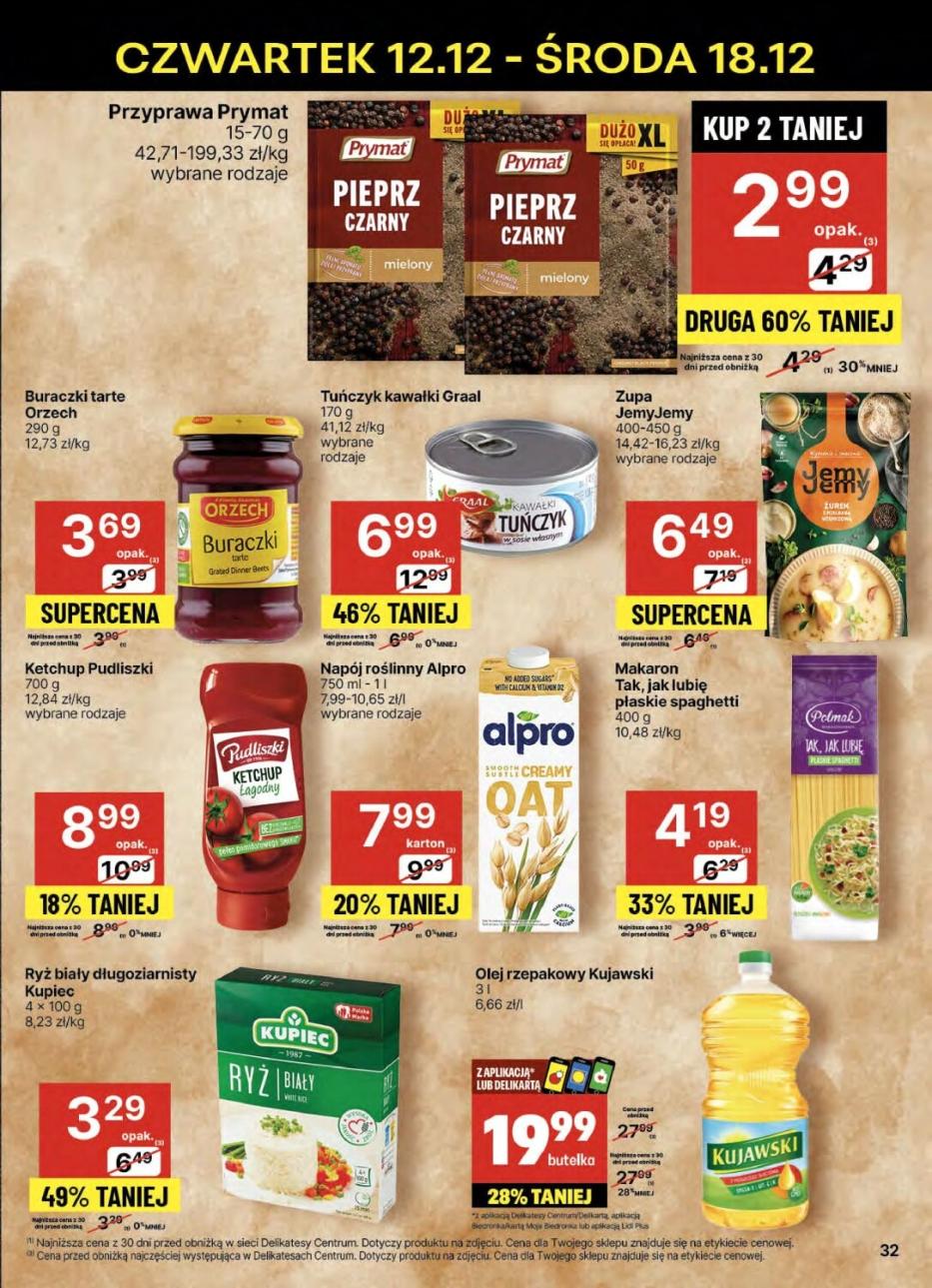 Gazetka promocyjna Delikatesy Centrum str. 32