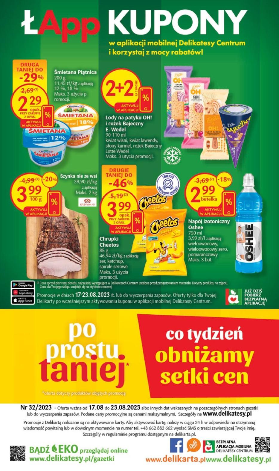 Gazetka promocyjna Delikatesy Centrum str. 32